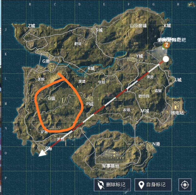 绝地求生海岛地图