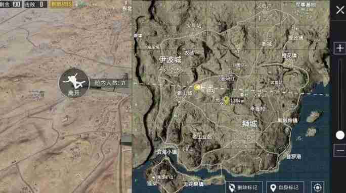 绝地求生沙漠地图