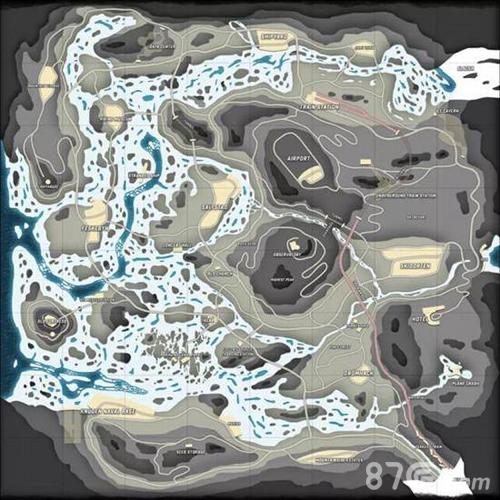 绝地求生海岛地图